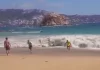 Acapulco: un par de turistas fueron rescatados en la playa El Morro ante riesgo de ahogo