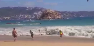 Acapulco: un par de turistas fueron rescatados en la playa El Morro ante riesgo de ahogo