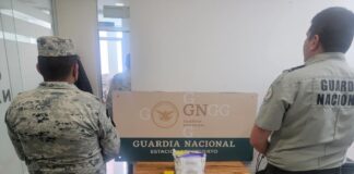 Guardia Nacional; asegura aparente fentanilo en BC