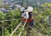 Familia se queda atrapada en un teleférico de Taxco, Guerrero