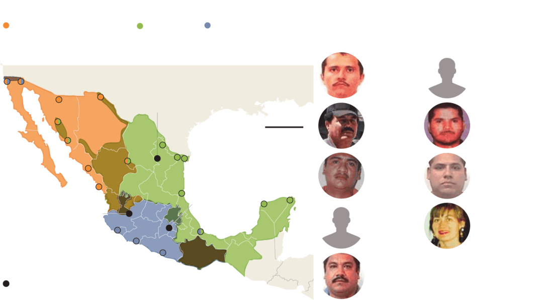 El mapa del narcotráfico en México: Los cárteles que dominan en 2021